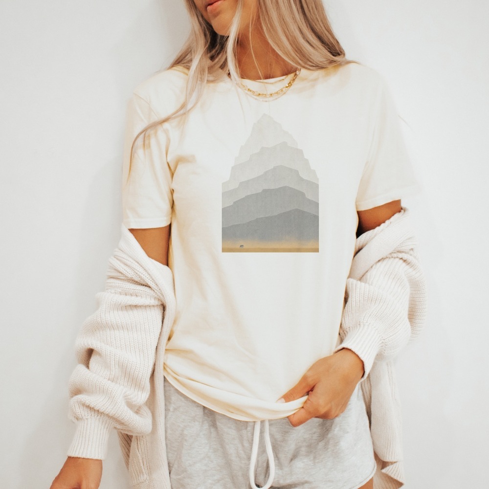 Majestic Mountains with Elephant Tee